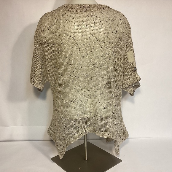 Kaktus Open weave 2 button jacket over shirt Womens medium - Picture 5 of 9